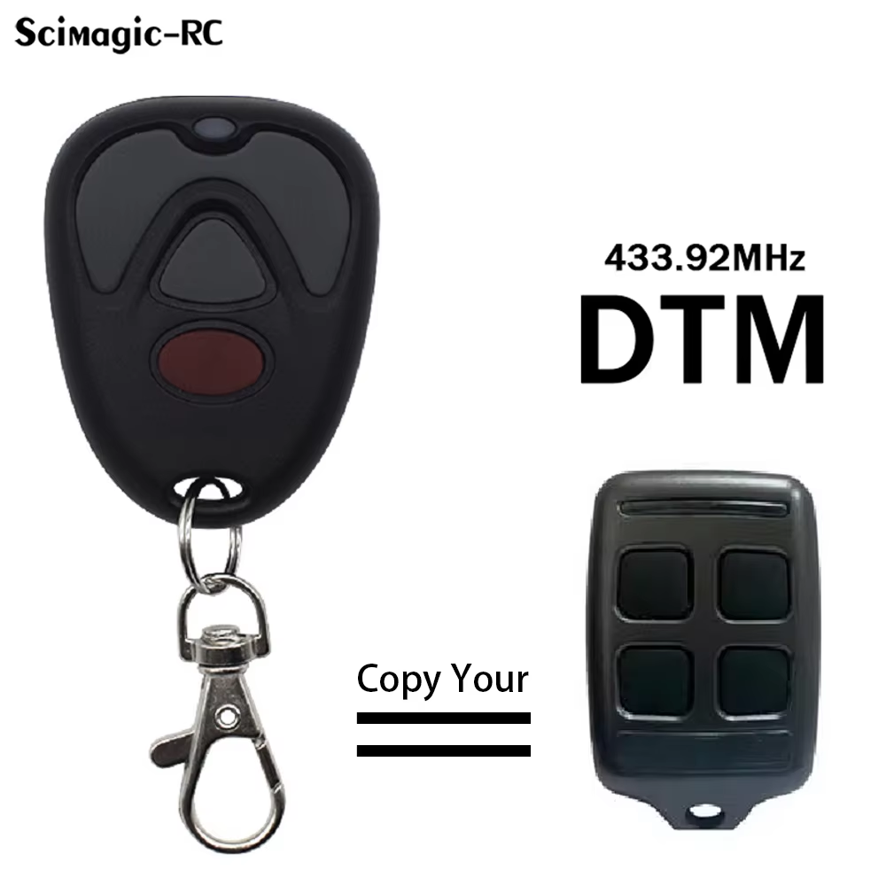 Remote Shutter Release - ガレージドア用DTMリモコン,ドアオープナー,固定コード,433.92MHz