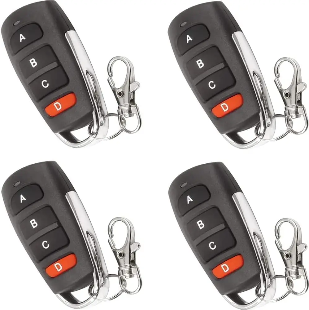 Remote Shutter Release - 3 個 433 Mhz ユニバーサルガレージドアコントロールリモコン固定学習コードクローン自己コピー自動化ゲート用