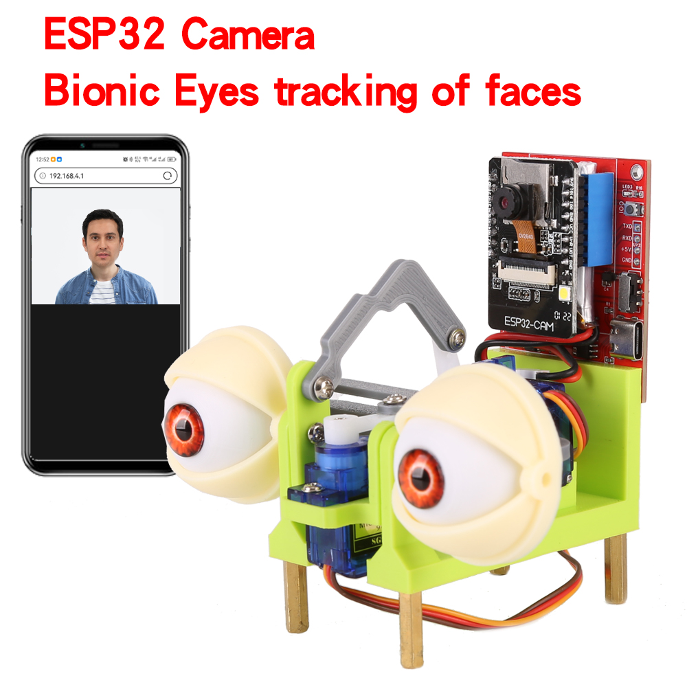 Photography Journalism - WatchEye ESP32 カメラ バイオニック アイ 顔追跡