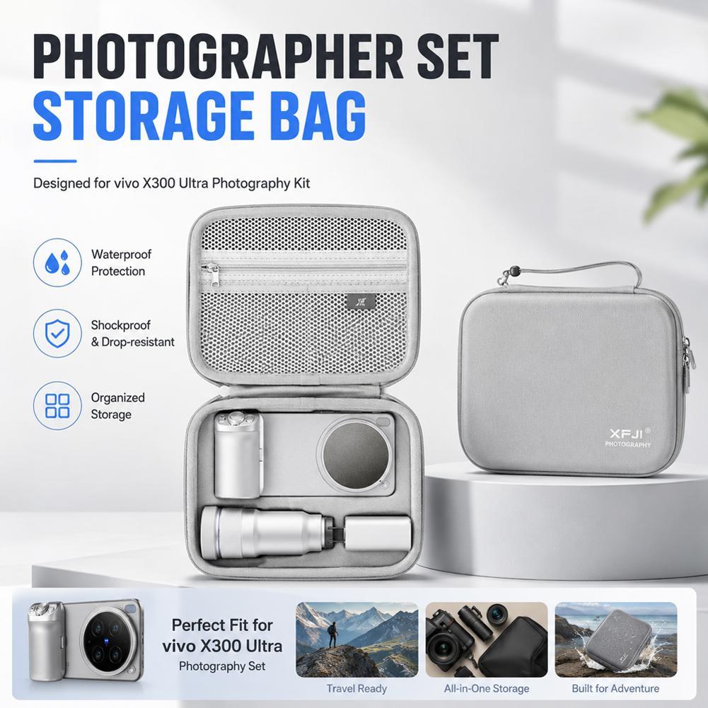 Photography Kit X300 - Vivo X300 Ultra写真撮影キット用収納ケース - 望遠レンズG2 Ultraアクセサリー用キャリングバッグ