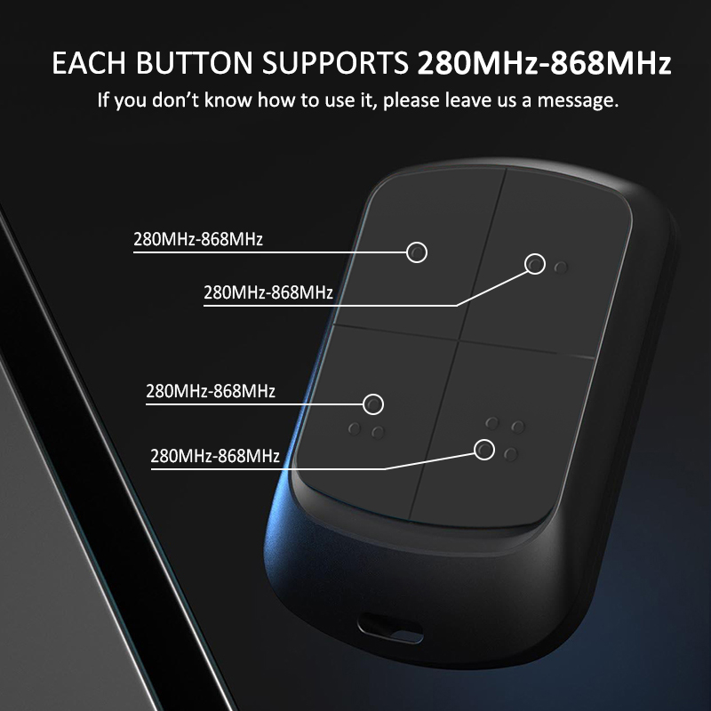 マルチ周波数 280-868MHz ガレージドアオープナーリ - Remote Shutter Release のレビューと価格