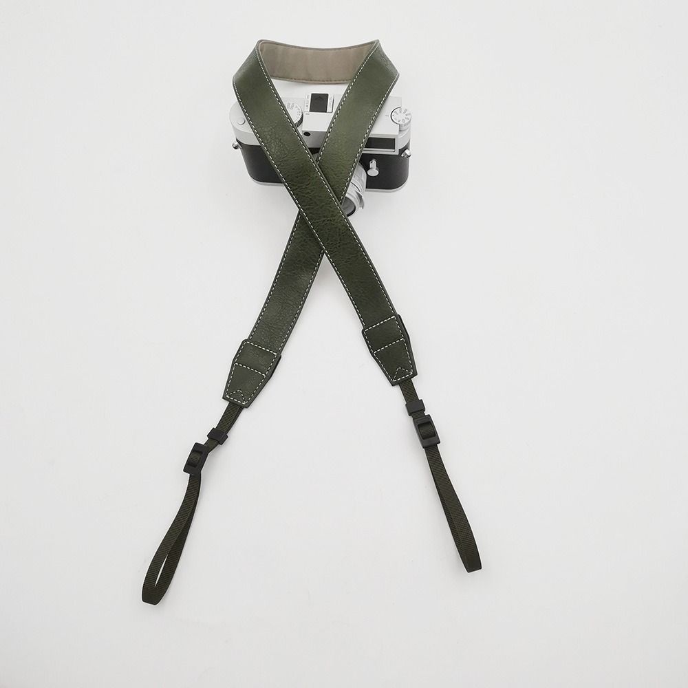 PUレザーカメラショルダーストラップレトロ調節可能なマイクロ - Camera Strap Leather のレビューと価格