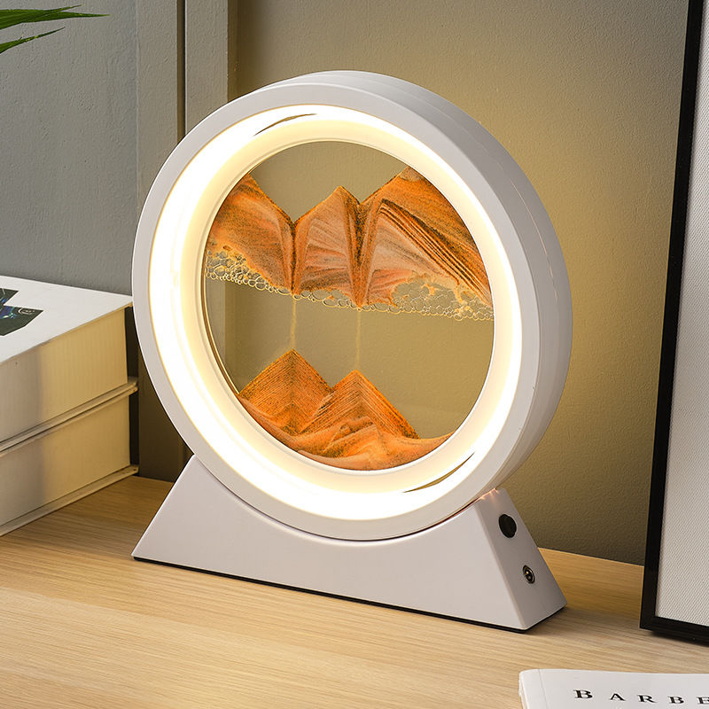 砂景キネティックサンドアートピクチャー流砂テーブルランプダイ - Photography Desk のレビューと価格
