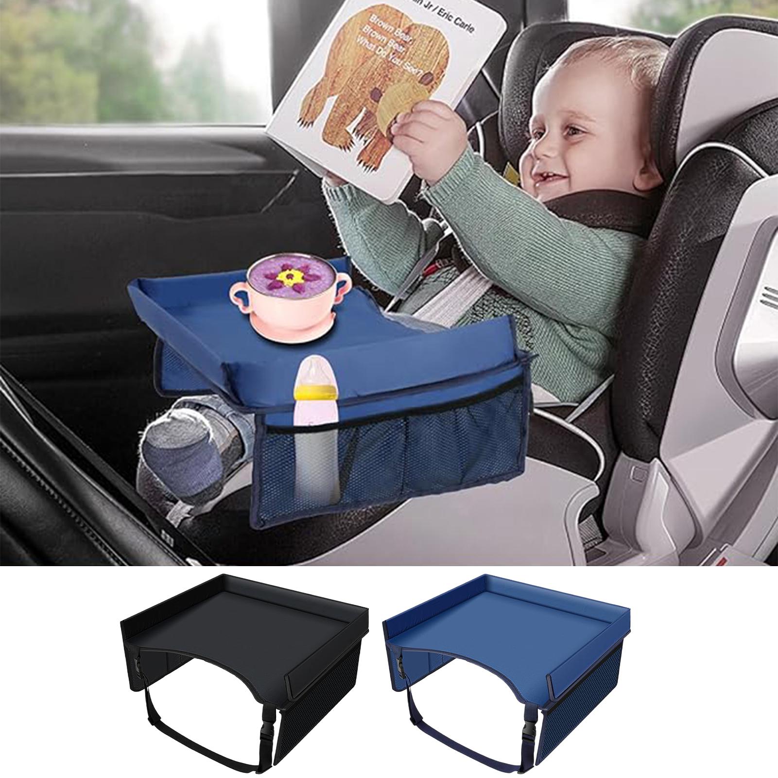 子供用カーシートトレイ 折りたたみ式 複数ポケット 防水カー - Photography Desk のレビューと価格