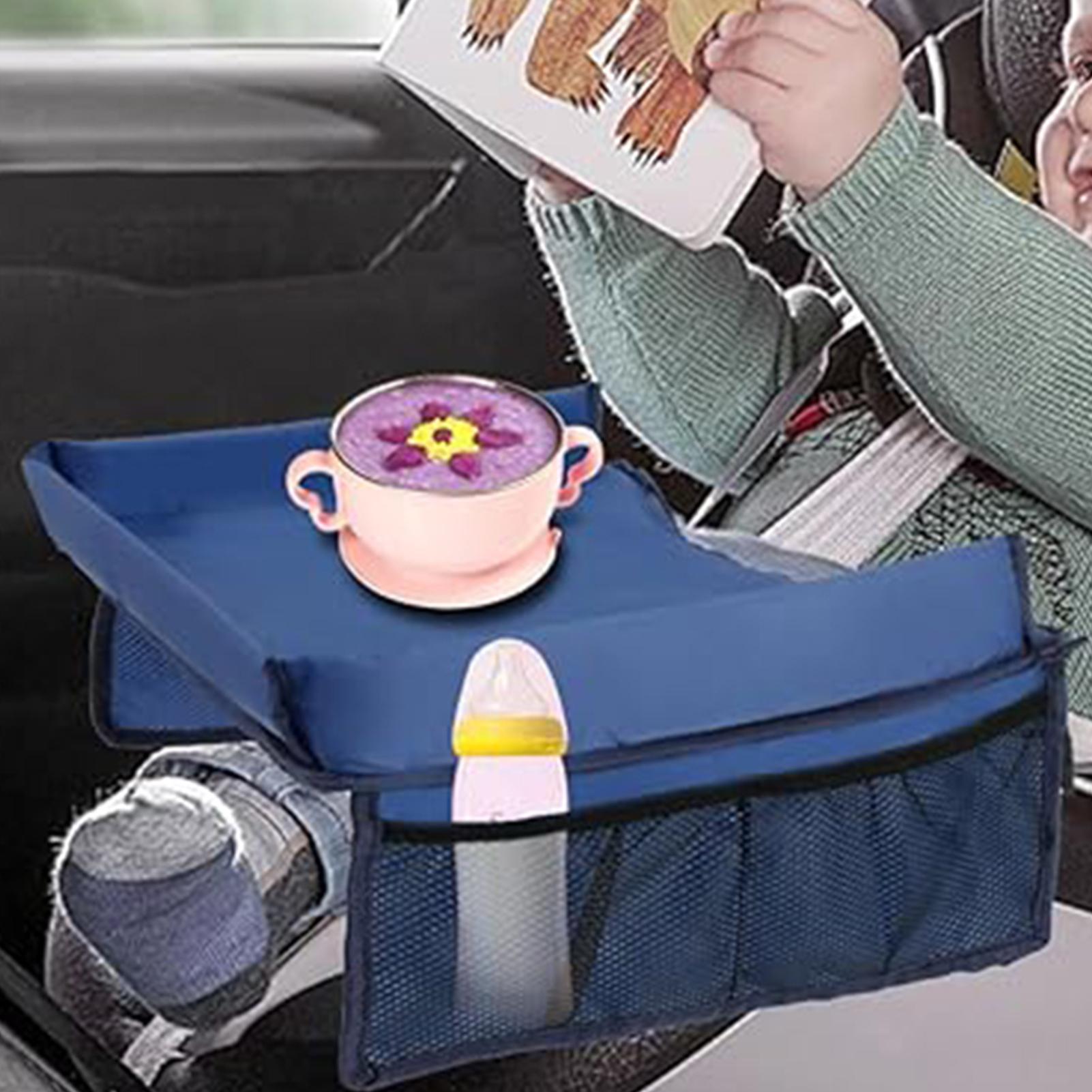 子供用カーシートトレイ 折りたたみ式 複数ポケット 防水カー - Photography Desk のレビューと価格