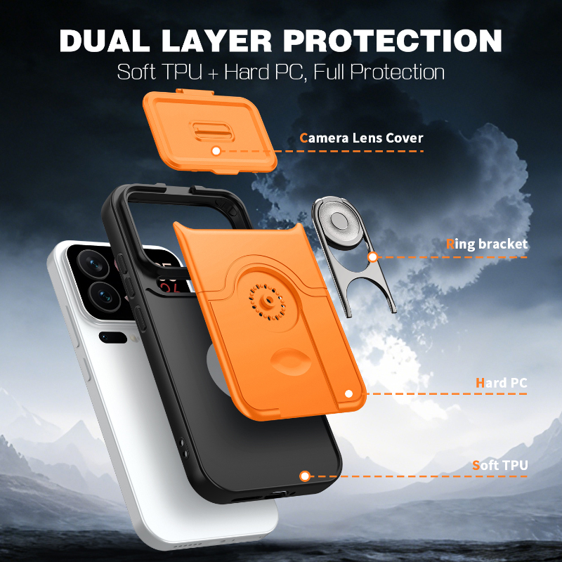 ソフトTPU+ハードPC 360 °   回転式メタルホルダ - Photography Xiaomi 17 Ultra のレビューと価格