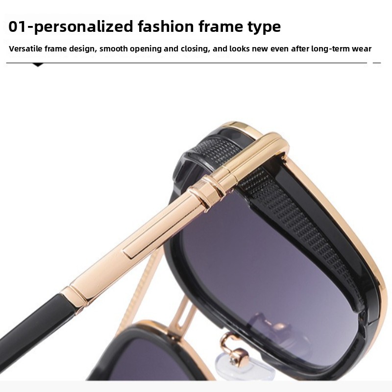 レトロオーバルフレームサングラス メンズ ハイエンド 202 - Photography Design のレビューと価格