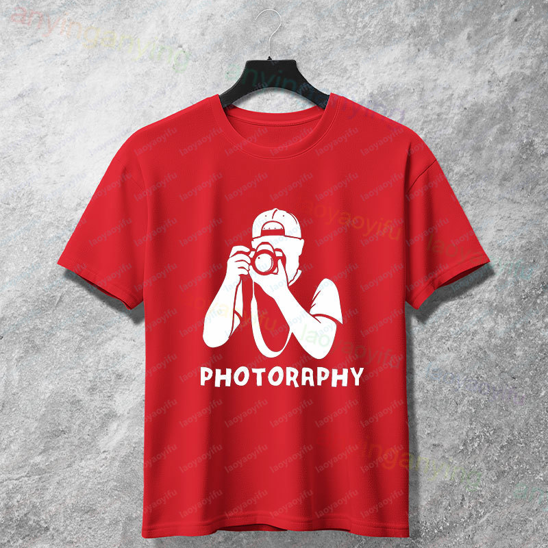 レトロカメラ＆フィルム写真デザイングラフィックTシャツ 10 - Photography Graphic Design のレビューと価格