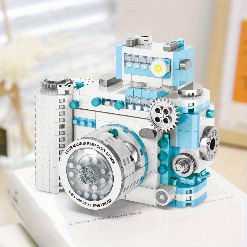 DIYレトロビルディングブロックカメラモデル クリエイティブ - Photography Journalism のレビューと価格