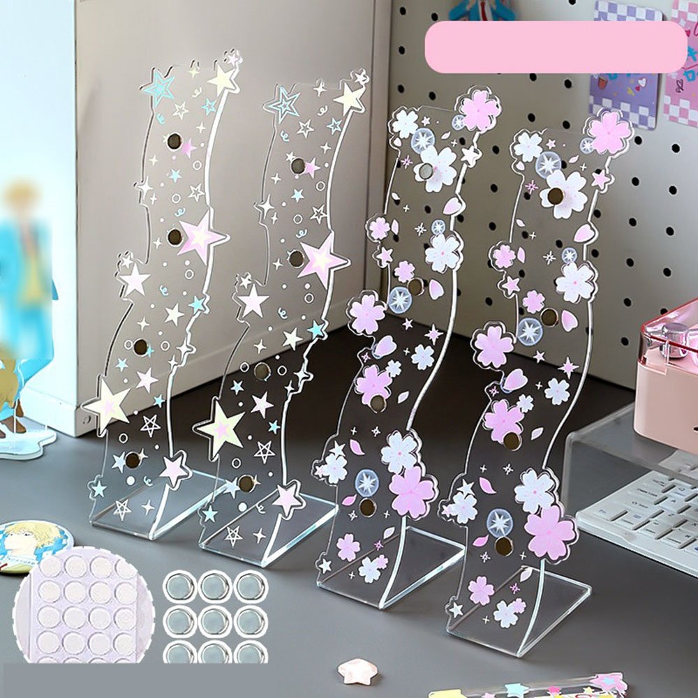 アニメピンディスプレイフレーム、マグネット式波型アクリルバッ - Photography Desk のレビューと価格