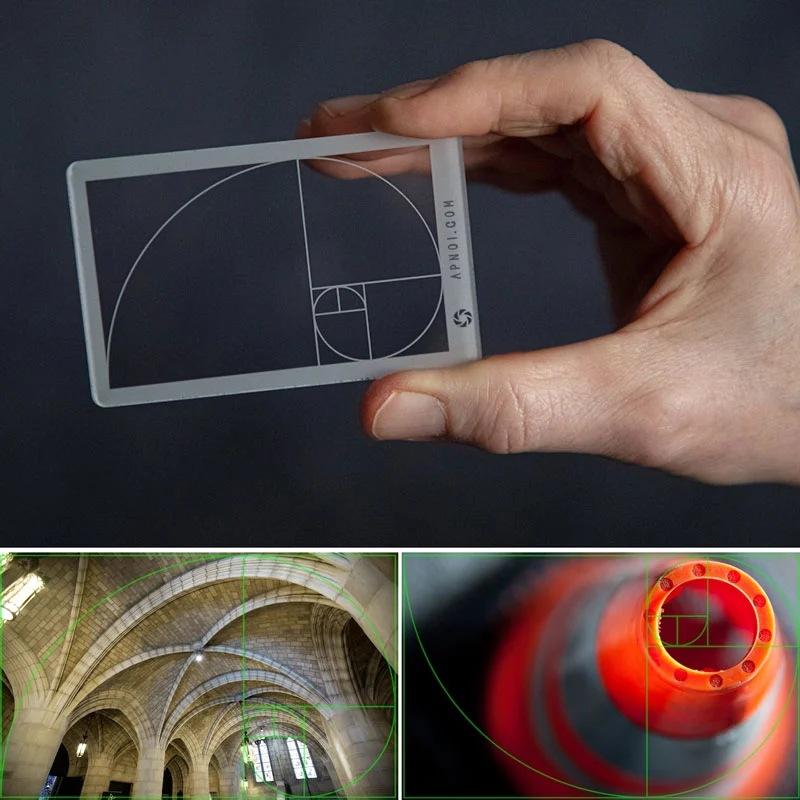 2026 新しいフィボナッチ構成ビューファインダー 1/3  - Photography Composition のレビューと価格