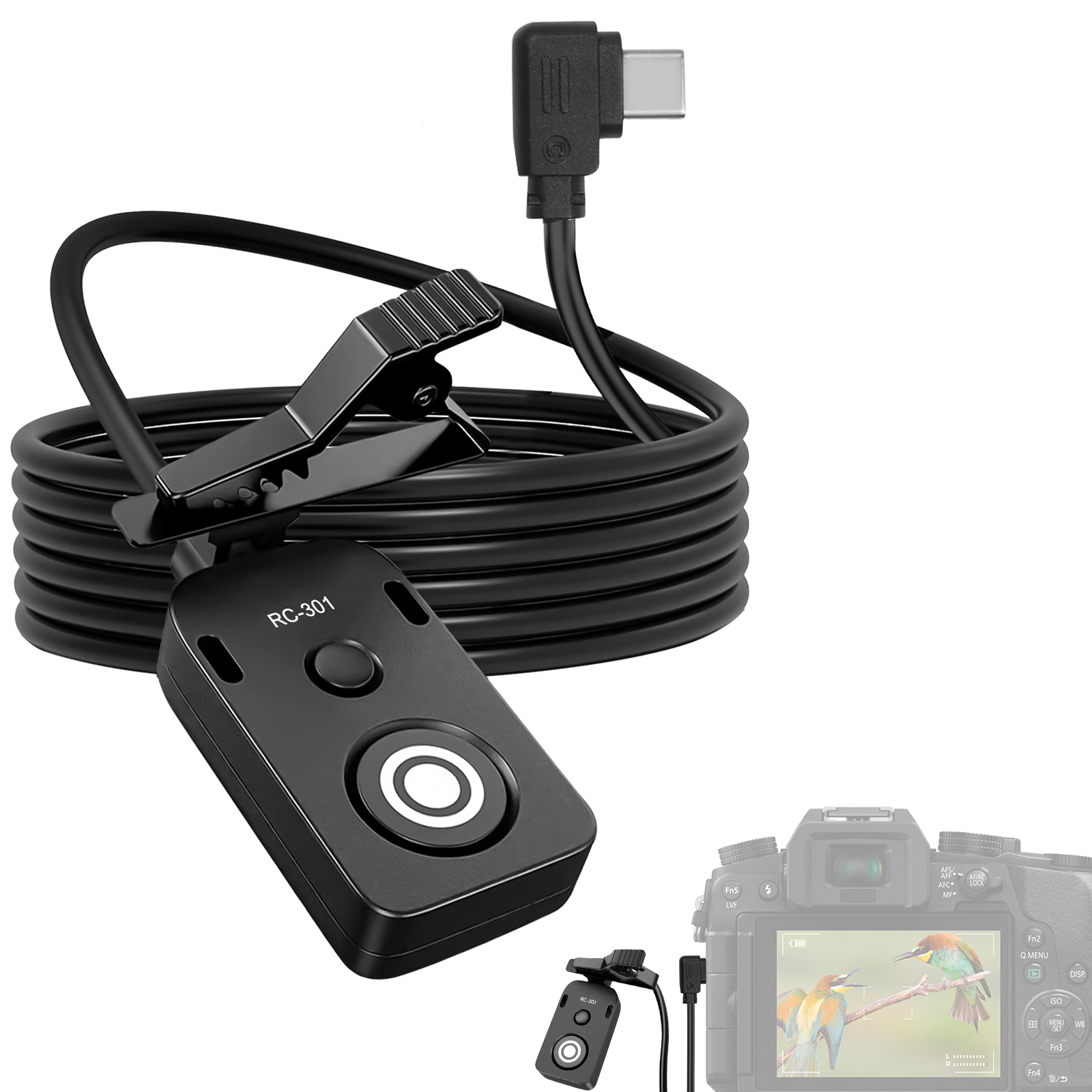 RC301-Type-C パナソニック Lumix S9、G - Remote Shutter Release のレビューと価格