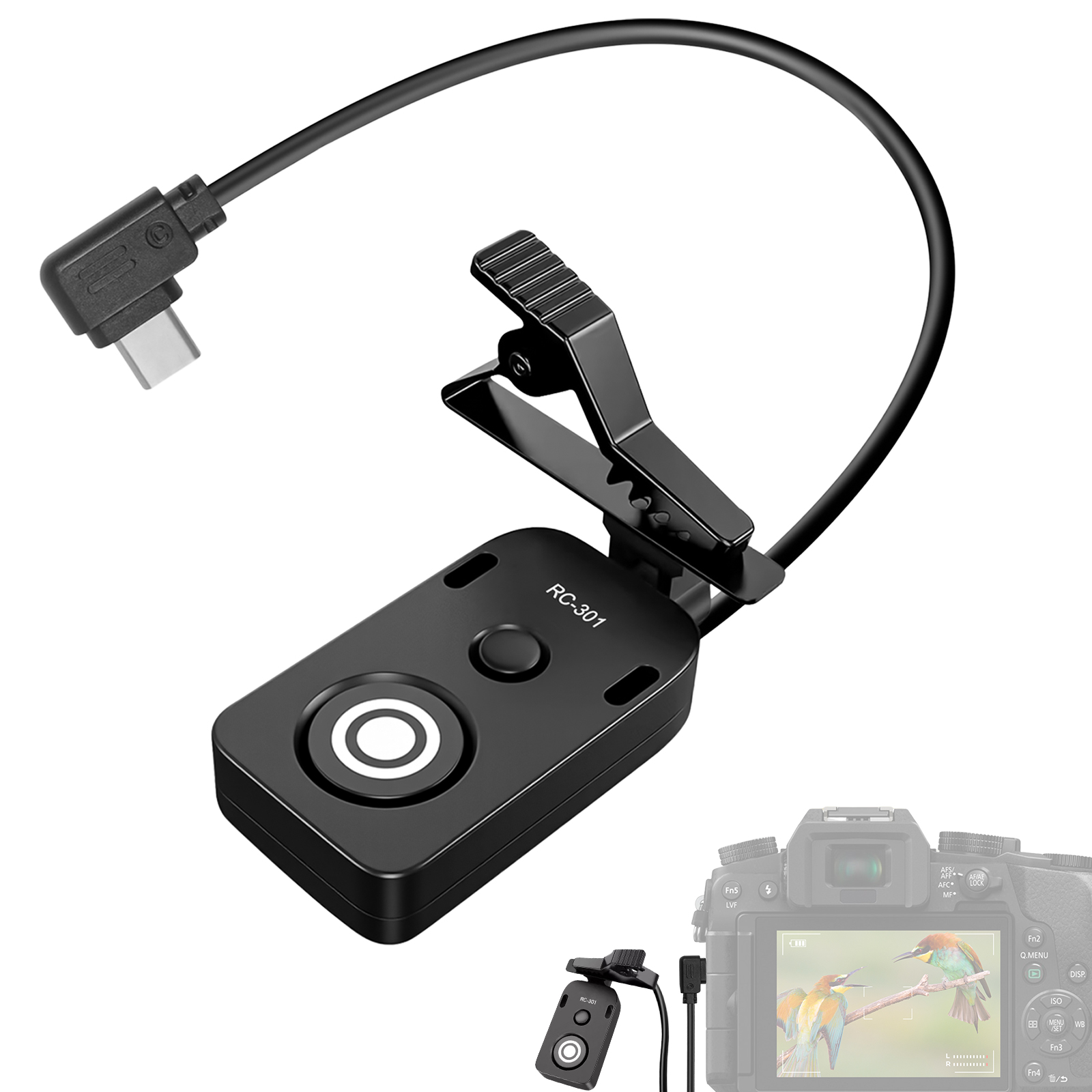 RC301-Type-C パナソニック Lumix S9、G - Remote Shutter Release のレビューと価格