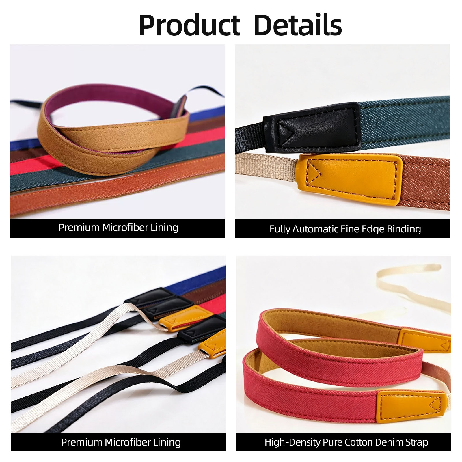 カメラショルダーネックストラップベルト、滑り止め調整可能なコ - Camera Strap Leather のレビューと価格