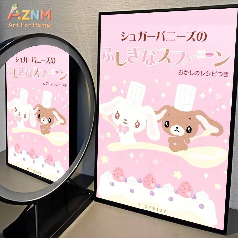 1pc AZMN シュガーバニーズアニメかわいいポスターヴィ - Photography Anime のレビューと価格
