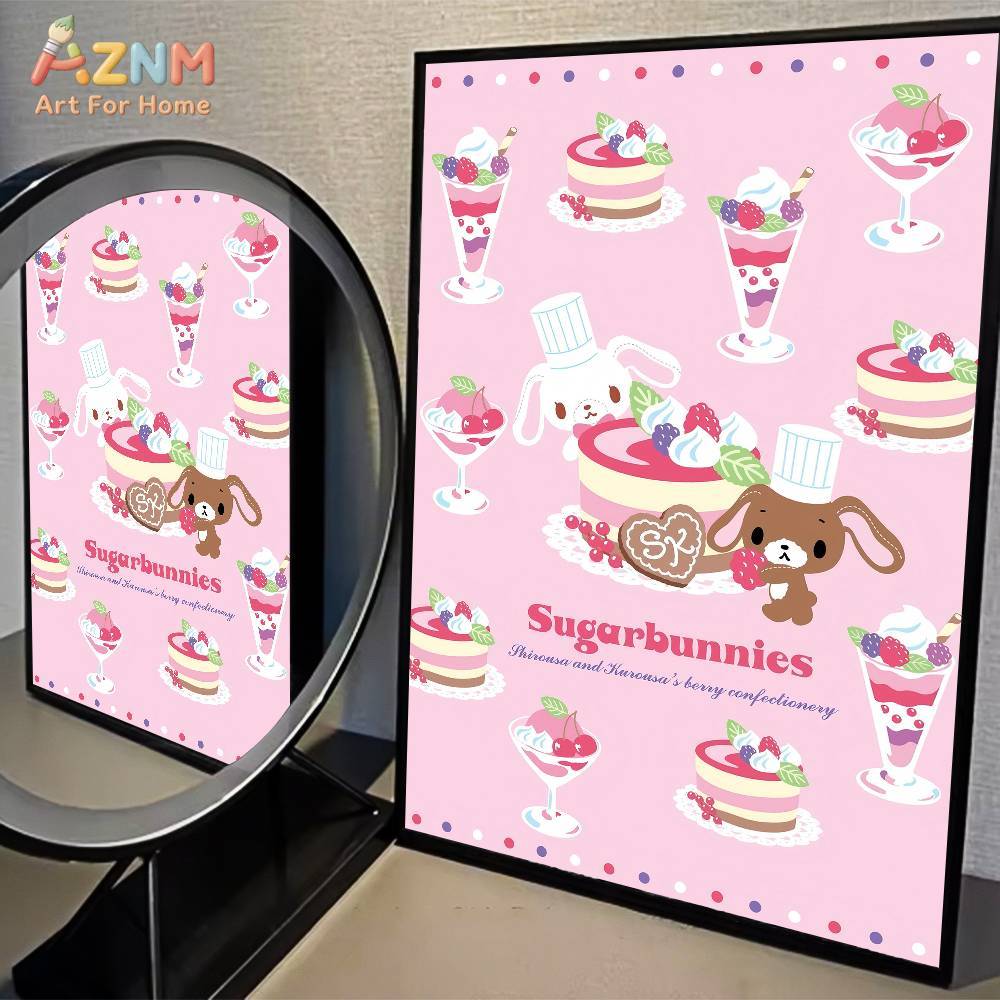1pc AZMN シュガーバニーズアニメかわいいポスターヴィ - Photography Anime のレビューと価格