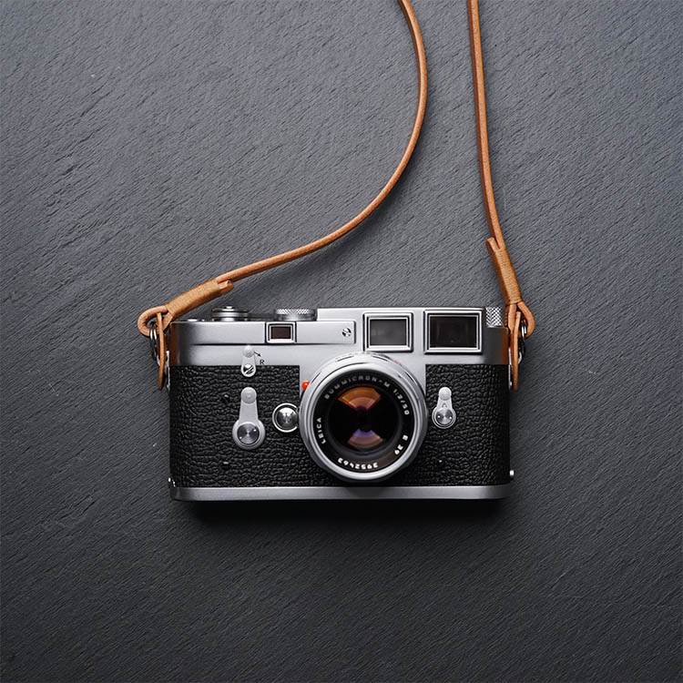 Mr.stone ハンドメイド 本革 カメラストラップ カメ - Camera Strap Leather のレビューと価格