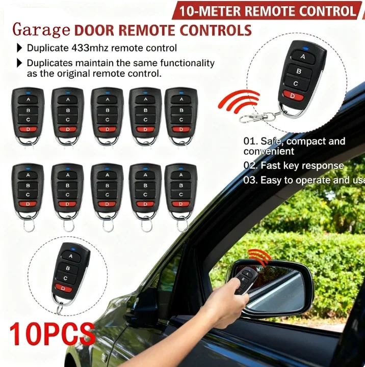 3 個 433 Mhz ユニバーサルガレージドアコントロール - Remote Shutter Release のレビューと価格