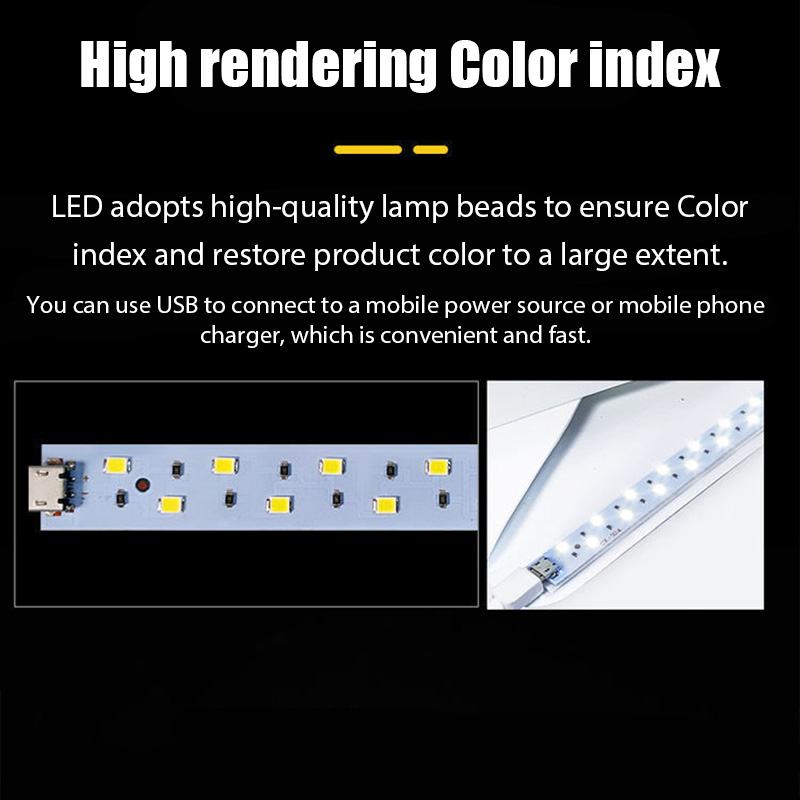 20cmポータブルフォトボックス写真撮影用折りたたみ式LED - Photography Composition のレビューと価格