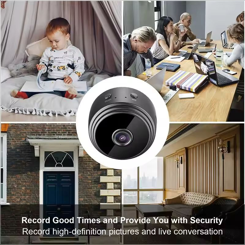 A9ミニカメラ WiFiワイヤレス監視セキュリティ保護リモー - Photography Videography のレビューと価格