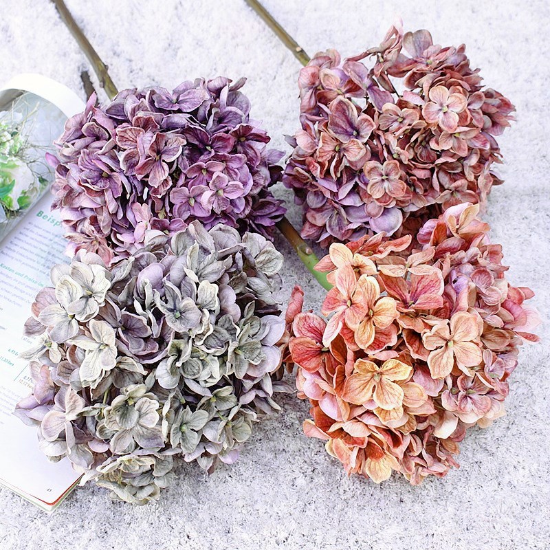 48cm 人工ヨーロピアンレトロフラワー アジサイの枝 DI - Photography Graduation のレビューと価格