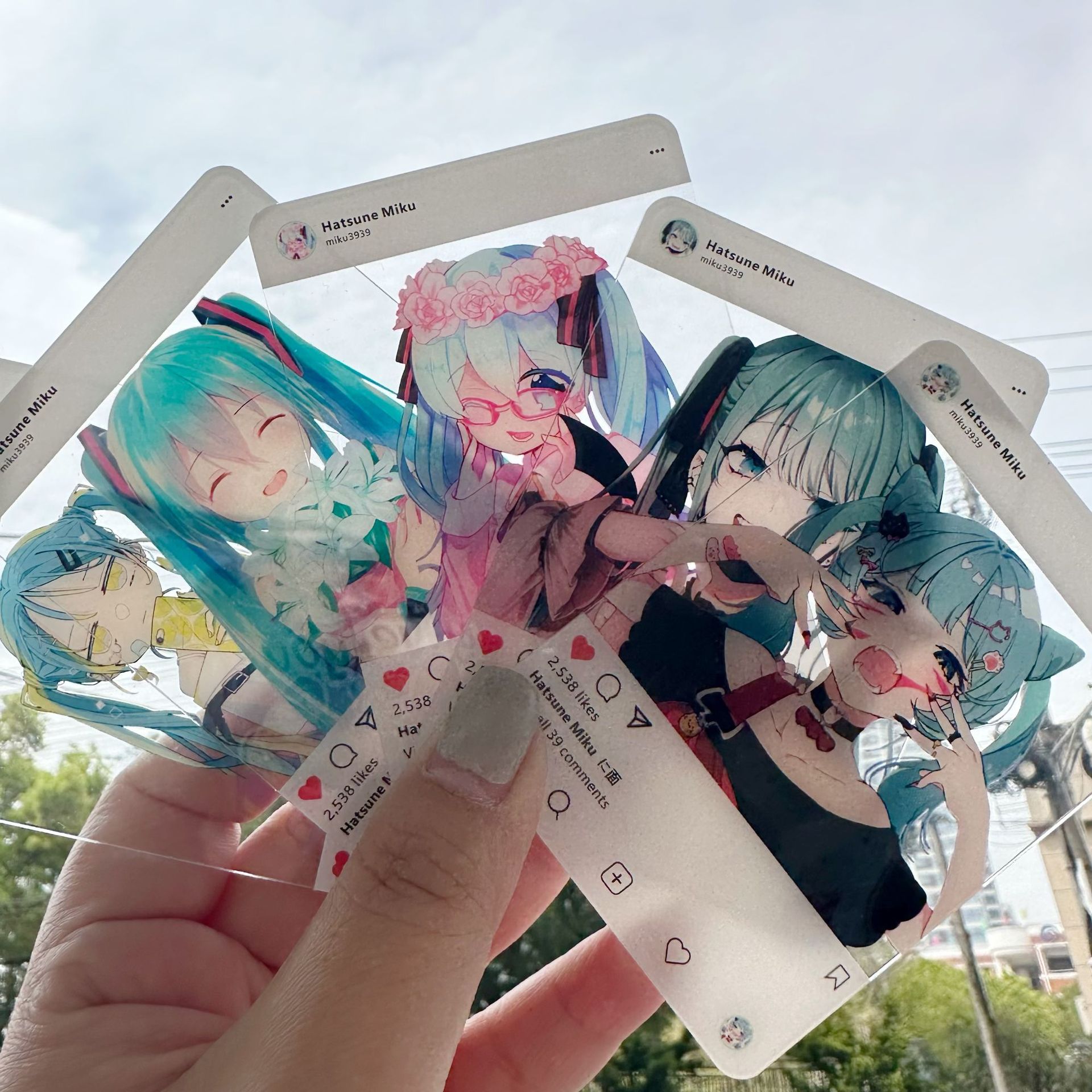 初音ミク キュート 3インチ DIY フォトカートゥーン ア - Photography Anime のレビューと価格