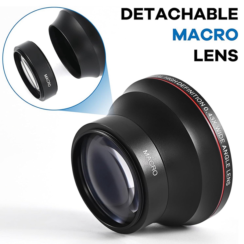 58MM 0.43x 高解像度広角 + マクロレンズアタッチ - Photography High Angle のレビューと価格