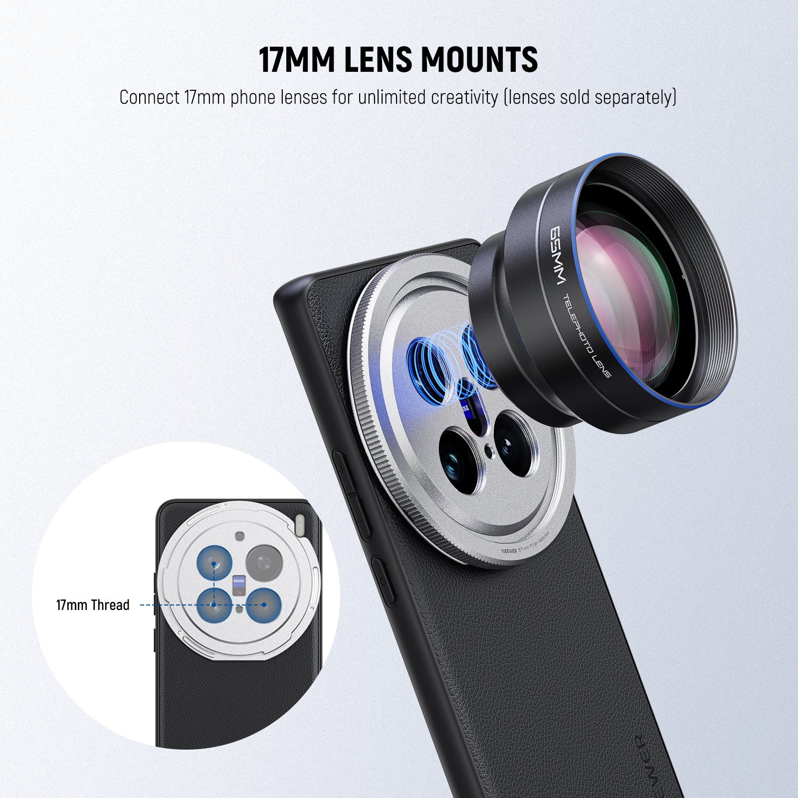 NEEWER保護電話ケース（17mmレンズマウント、67mm - Photography Kit Vivo X200 Pro のレビューと価格