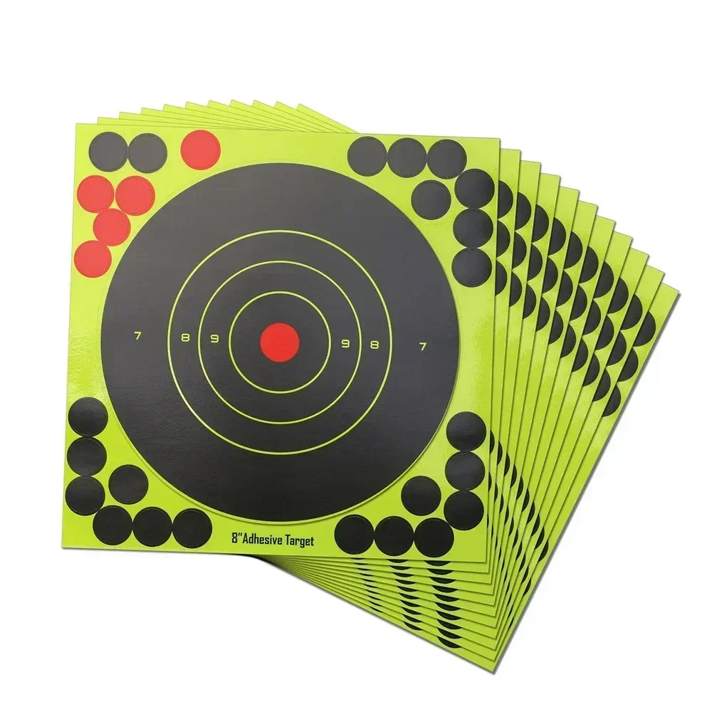100枚入り 紙製ターゲットステッカー 粘着性 反応性 射撃 - Photography Training のレビューと価格