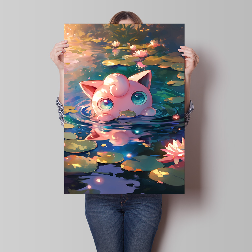 1pc フレームレスキャンバス絵画日本の古典的なアニメポケモ - Photography Anime のレビューと価格