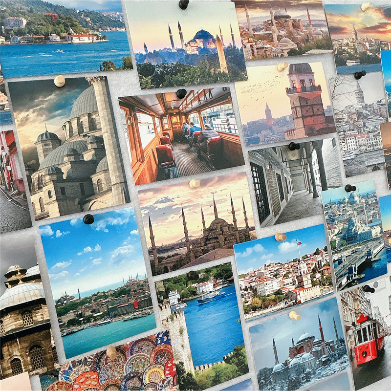 30 個 10x14 センチメートル旅行風景写真ポストカード - Photography Journalism のレビューと価格