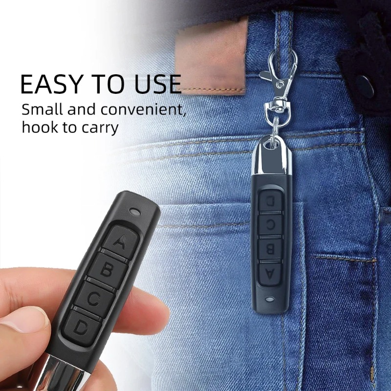 高互換性433MHZ自動4チャンネルコピー式リモコンガレージ - Remote Shutter Release のレビューと価格