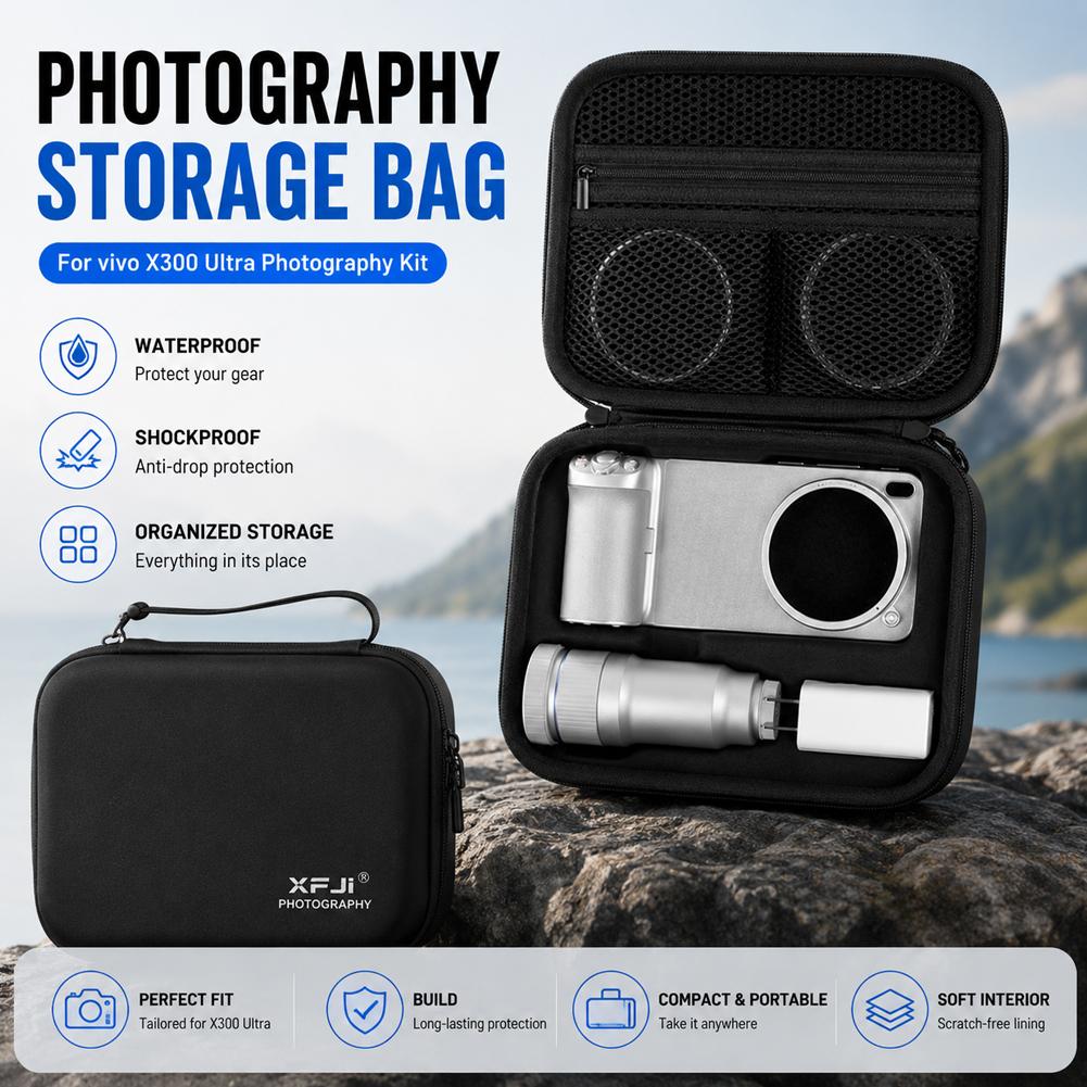 収納ケース Vivo X300 Ultra 写真撮影キット用 - Photography Kit X300 のレビューと価格