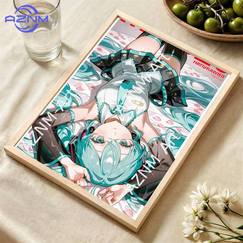 1pc ポスター壁用リビングルームバー装飾部屋の壁の装飾仮想 - Photography Anime のレビューと価格
