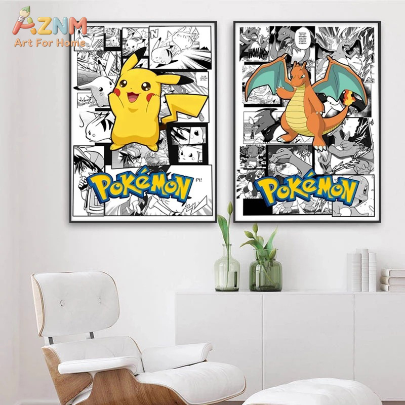 AZNM ポケモン リザードン ピカチュウ カビゴン マンガ - Photography Anime のレビューと価格