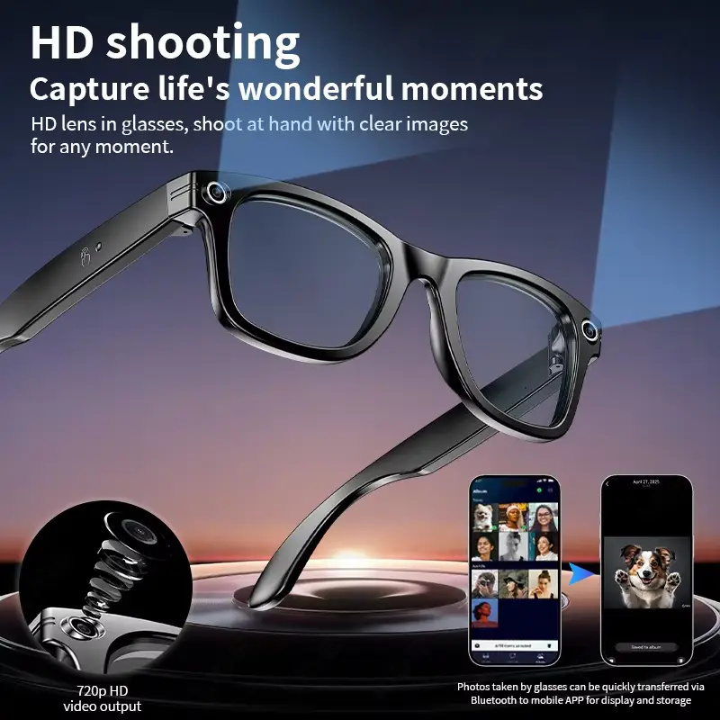AIスマートグラス 8MPカメラ搭載 ビデオ録画 100以上 - Photography Videography のレビューと価格